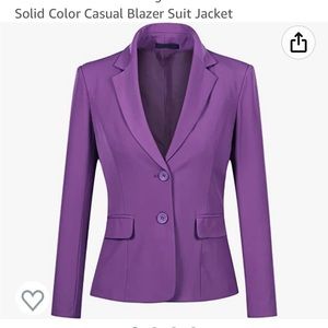 Purple Blazer, like New!